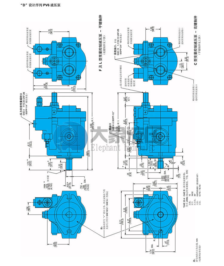 丹尼逊PV系列柱塞泵结构图